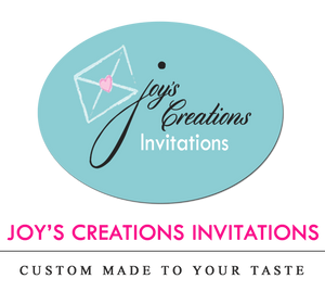 Joy&#39;s Creations Invitations