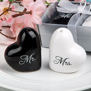 "Mr. and Mrs." Salt and Pepper Shaker